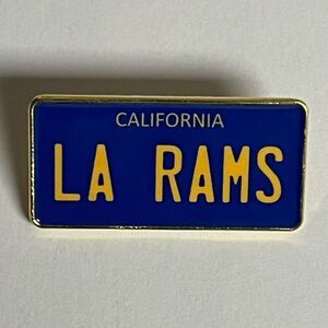 Los Angeles LA Rams License Plate Hat Pin Streetwear Bag Football Fitted Hats